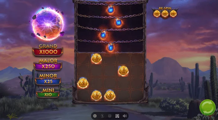 Colt Lightning Inferno bonus oyun ekranı